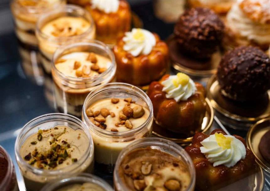 Handmade pastries at Moysoglou Patisserie in Kos